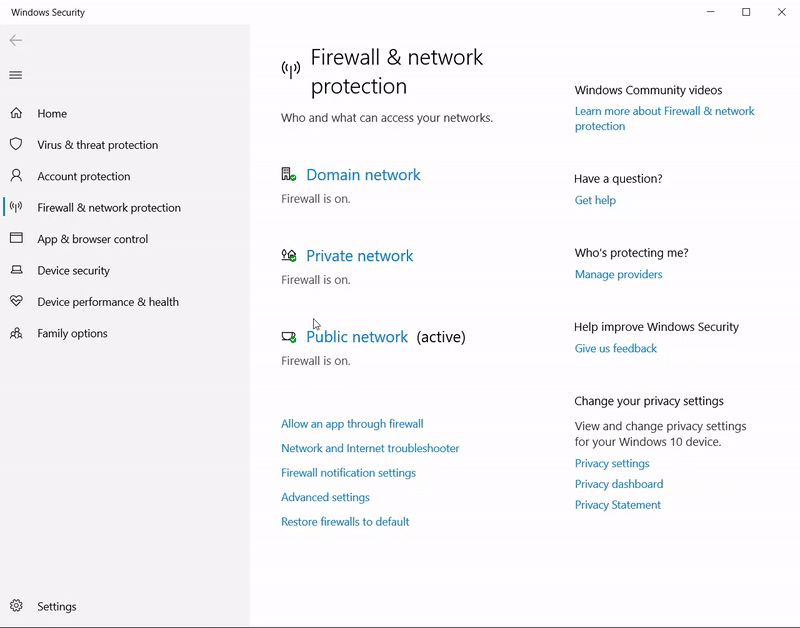 Disabling firewall and antivirus on your Windows