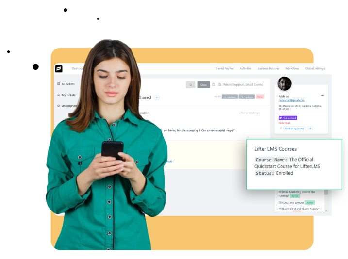 Learners' Info - LifterLMS Integration - Fluent Support
